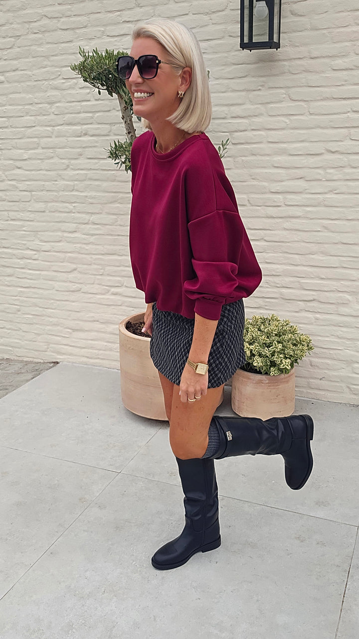 CATO sweatshirt burgundy