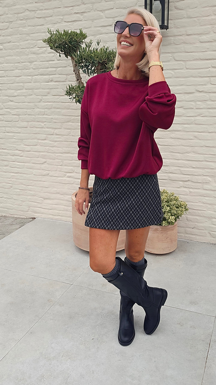 CATO sweatshirt burgundy