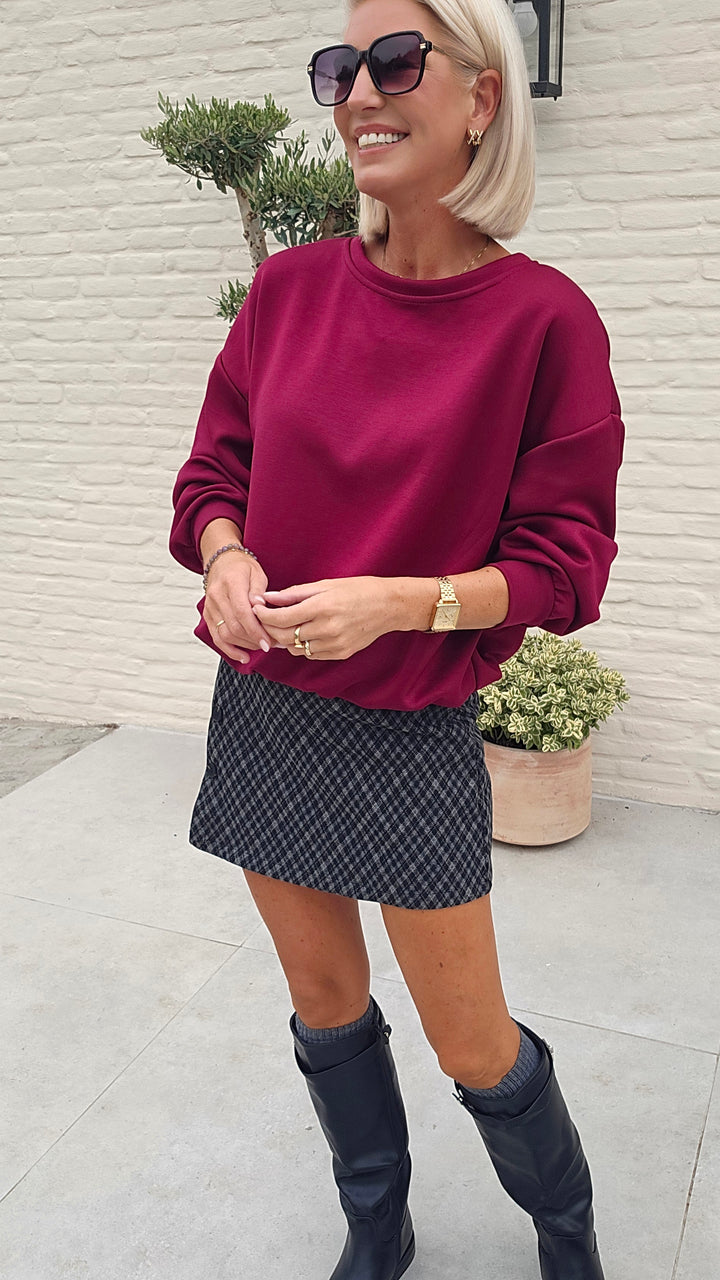 CATO sweatshirt burgundy
