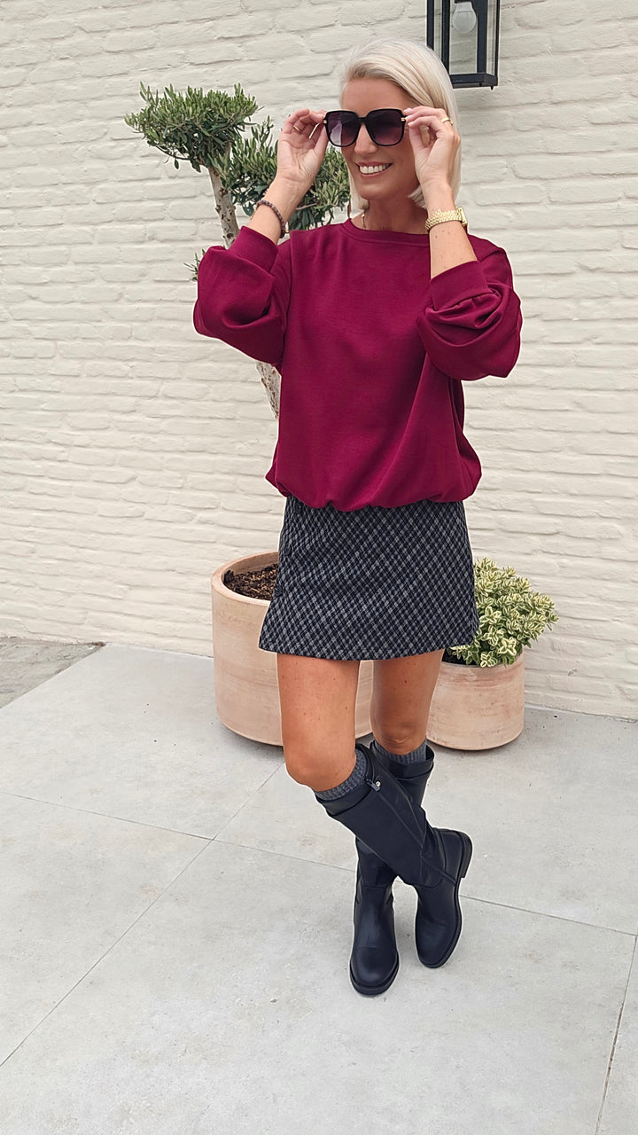 CATO sweatshirt burgundy