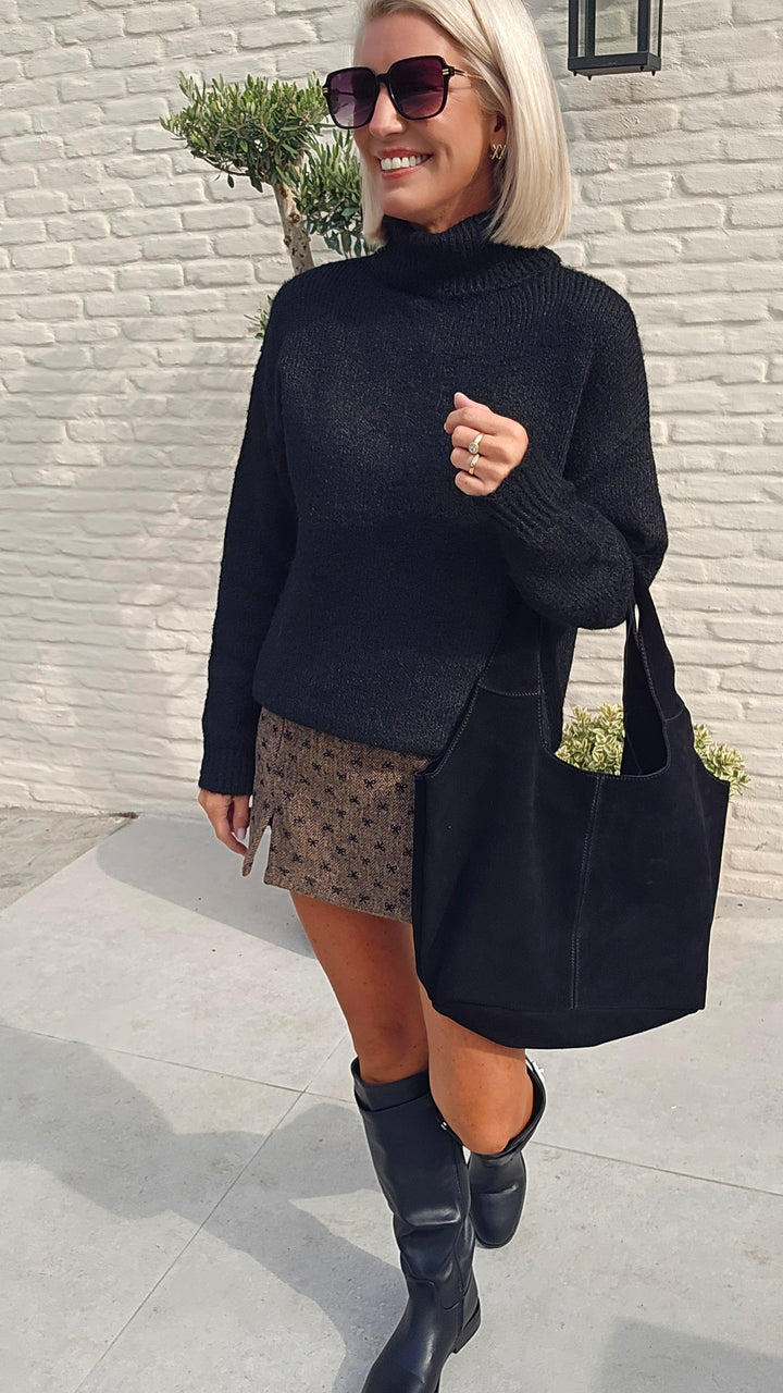 ESMA turtleneck knit black