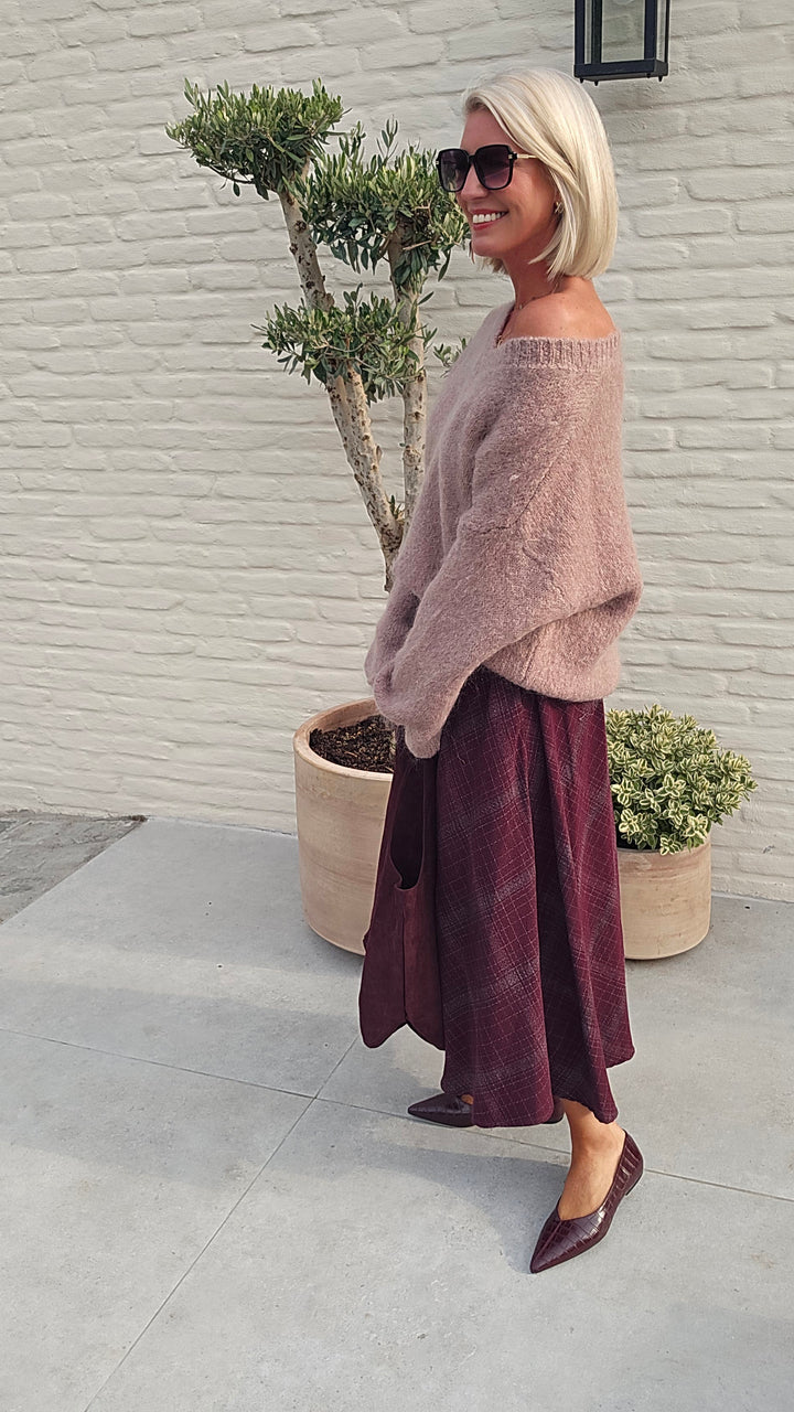 GIGI mohair knit taupe