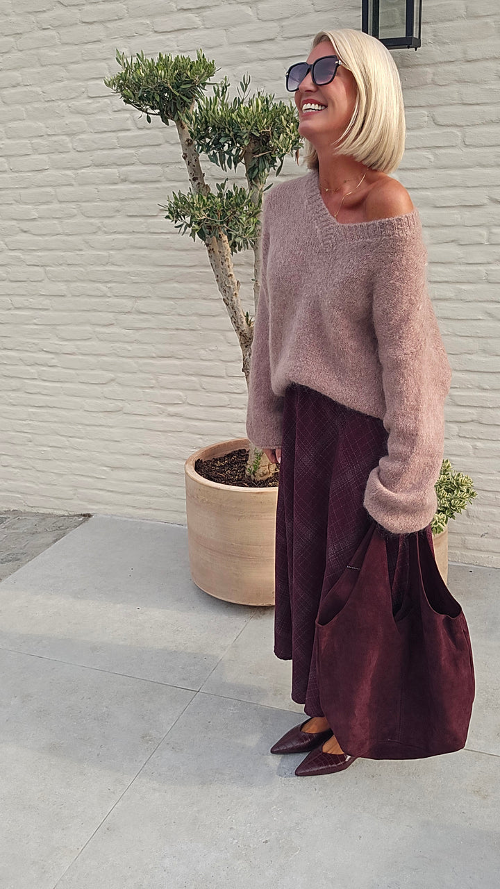 CACHA skirt burgundy