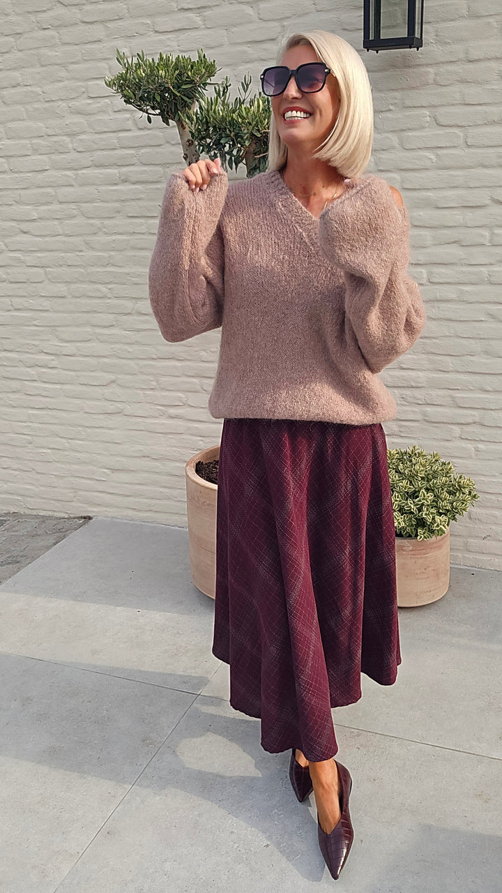 GIGI mohair knit taupe