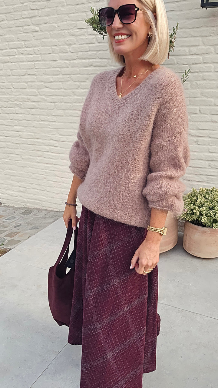 GIGI mohair knit taupe