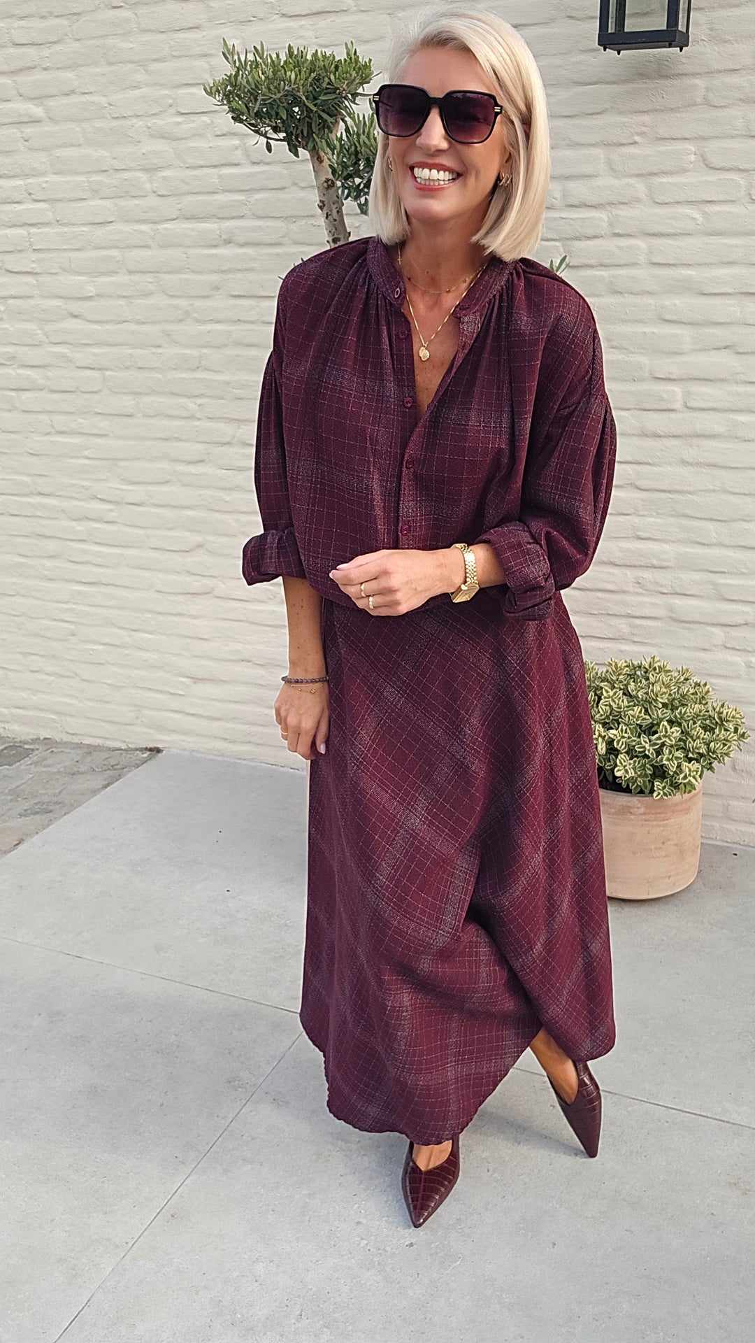 CACHA skirt burgundy