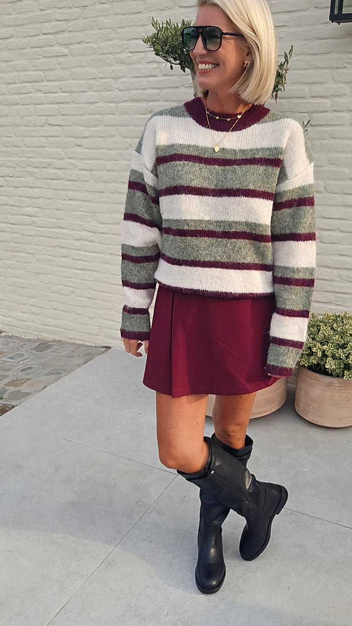 JARA skort burgundy