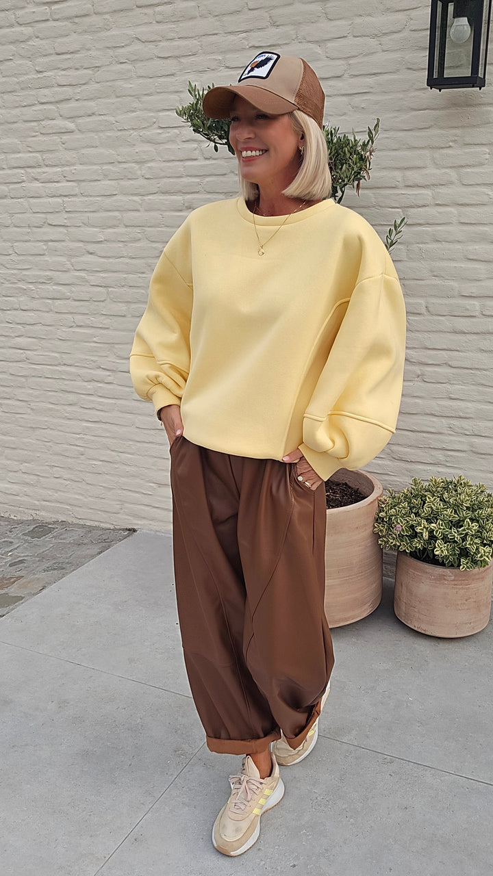 ANNA sweatshirt yellow