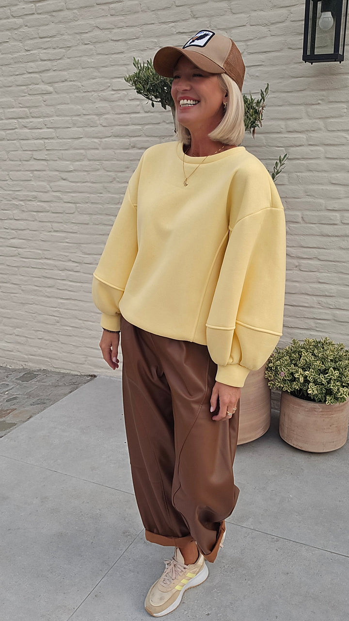 ANNA sweatshirt yellow