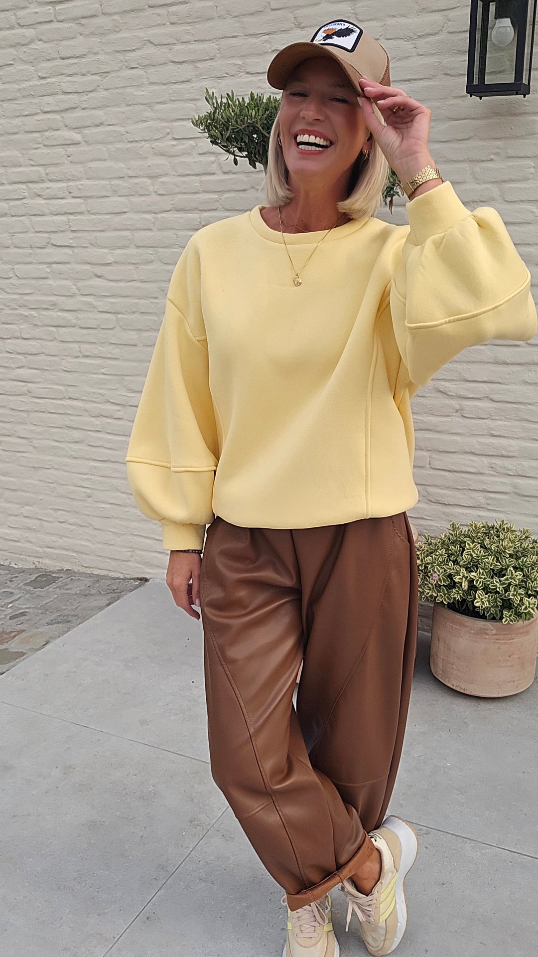 ANNA sweatshirt yellow