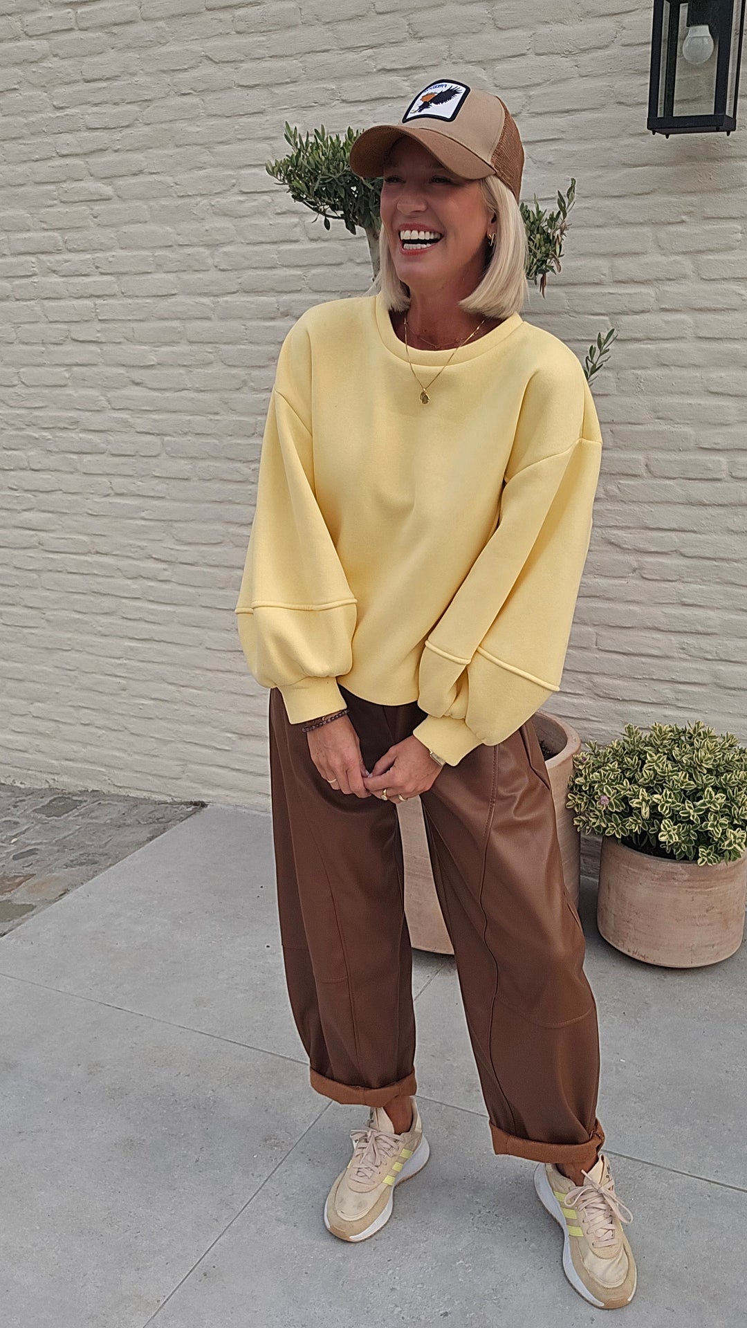 ANNA sweatshirt yellow