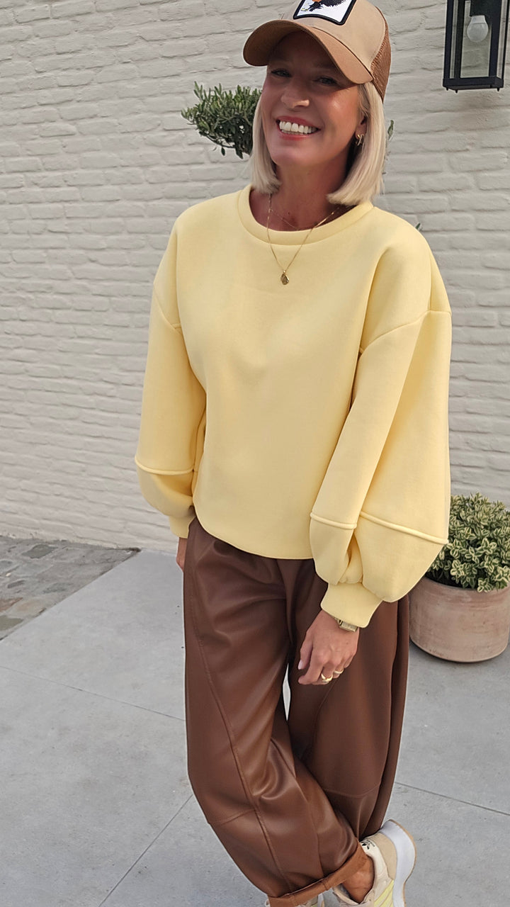 ANNA sweatshirt yellow