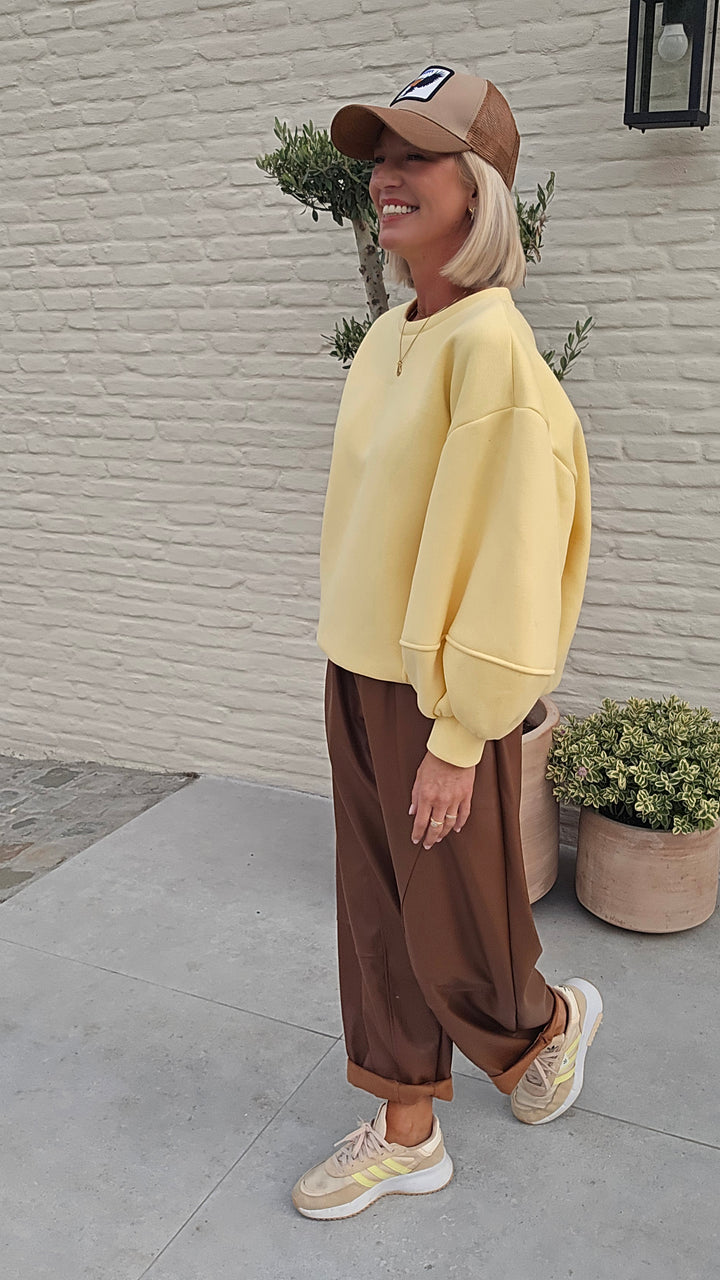 ANNA sweatshirt yellow