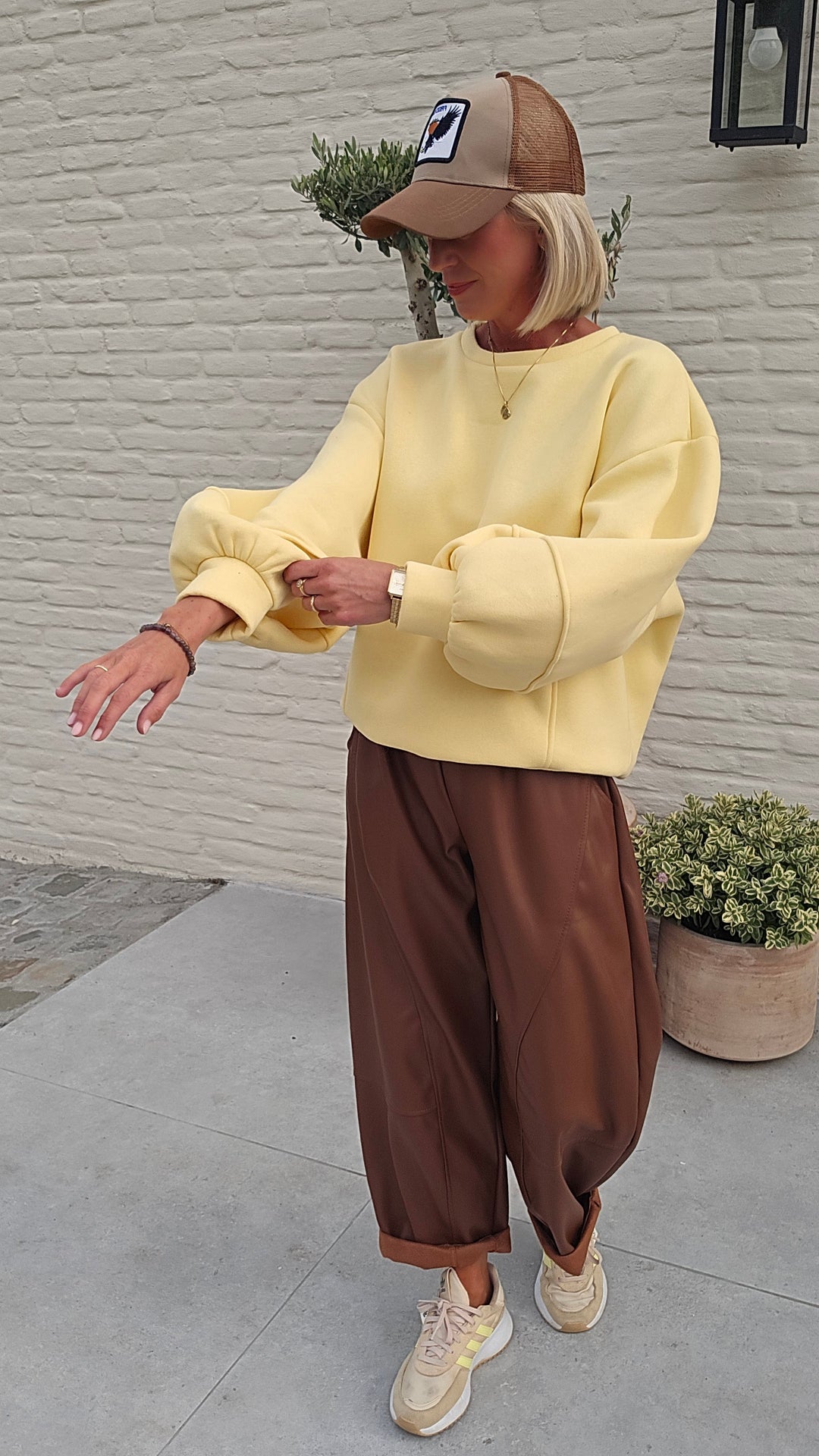 ANNA sweatshirt yellow