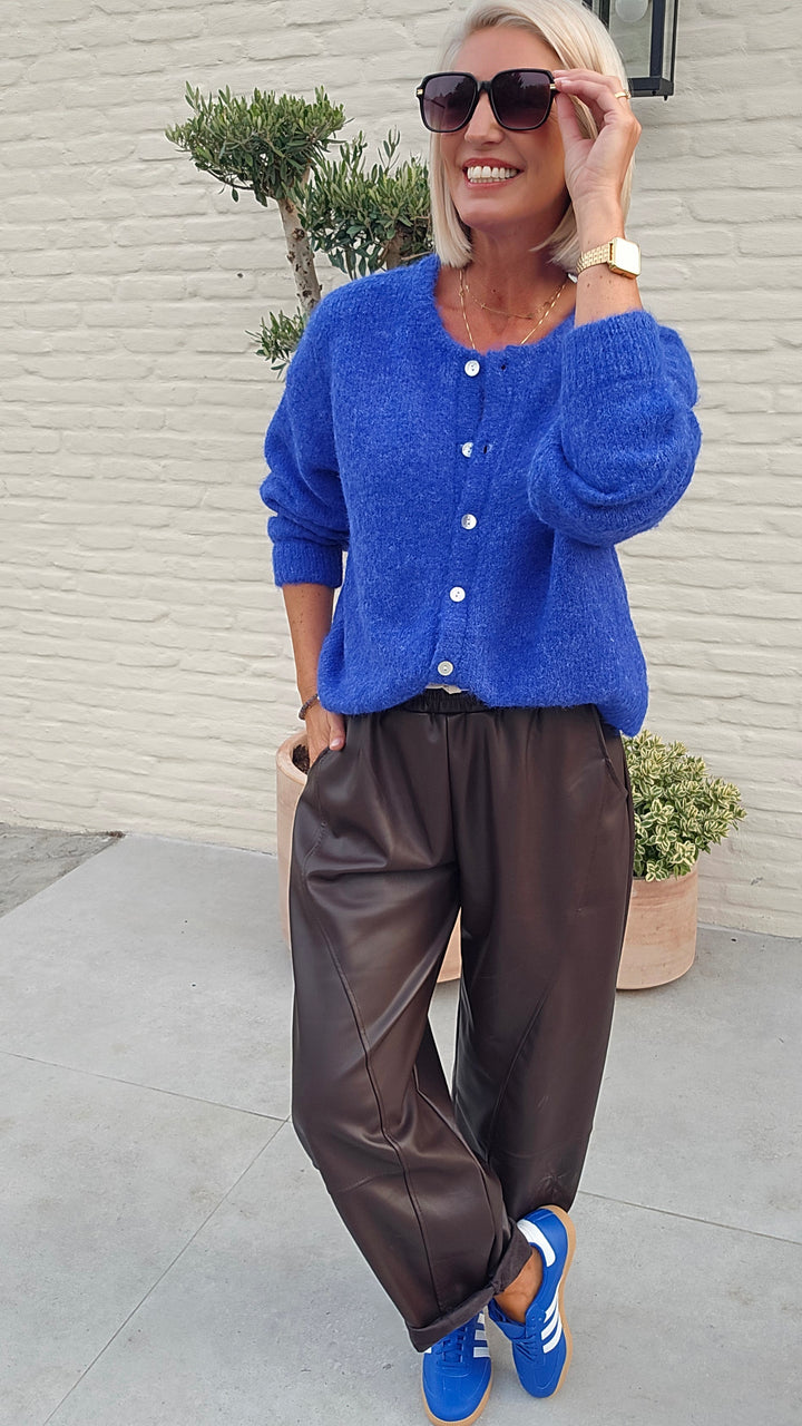 LIESJE cardigan royal blue