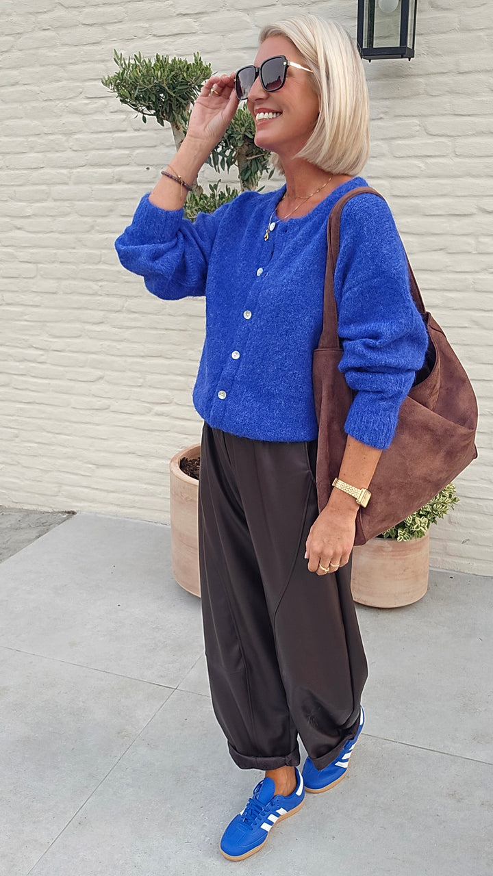 LIESJE cardigan royal blue