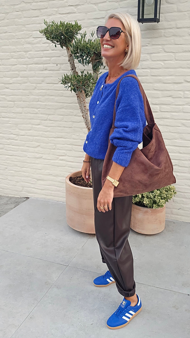 LIESJE cardigan royal blue
