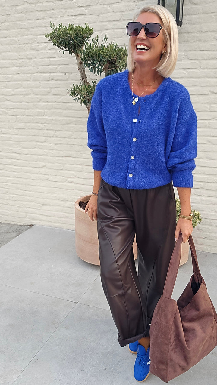 LIESJE cardigan royal blue
