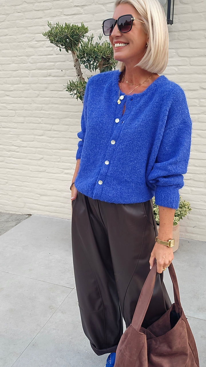 LIESJE cardigan royal blue