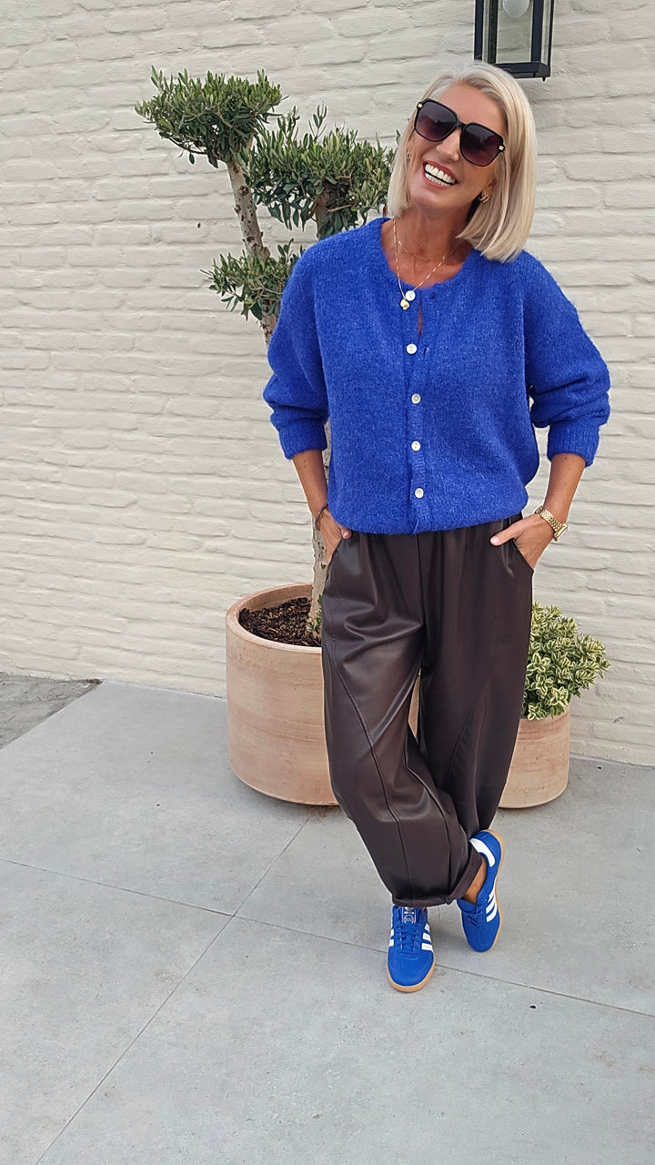 LIESJE cardigan royal blue