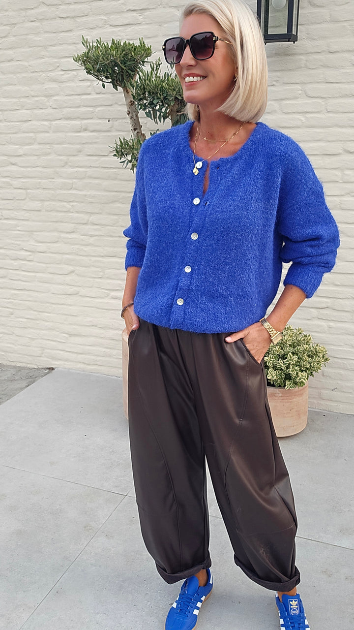 LIESJE cardigan royal blue