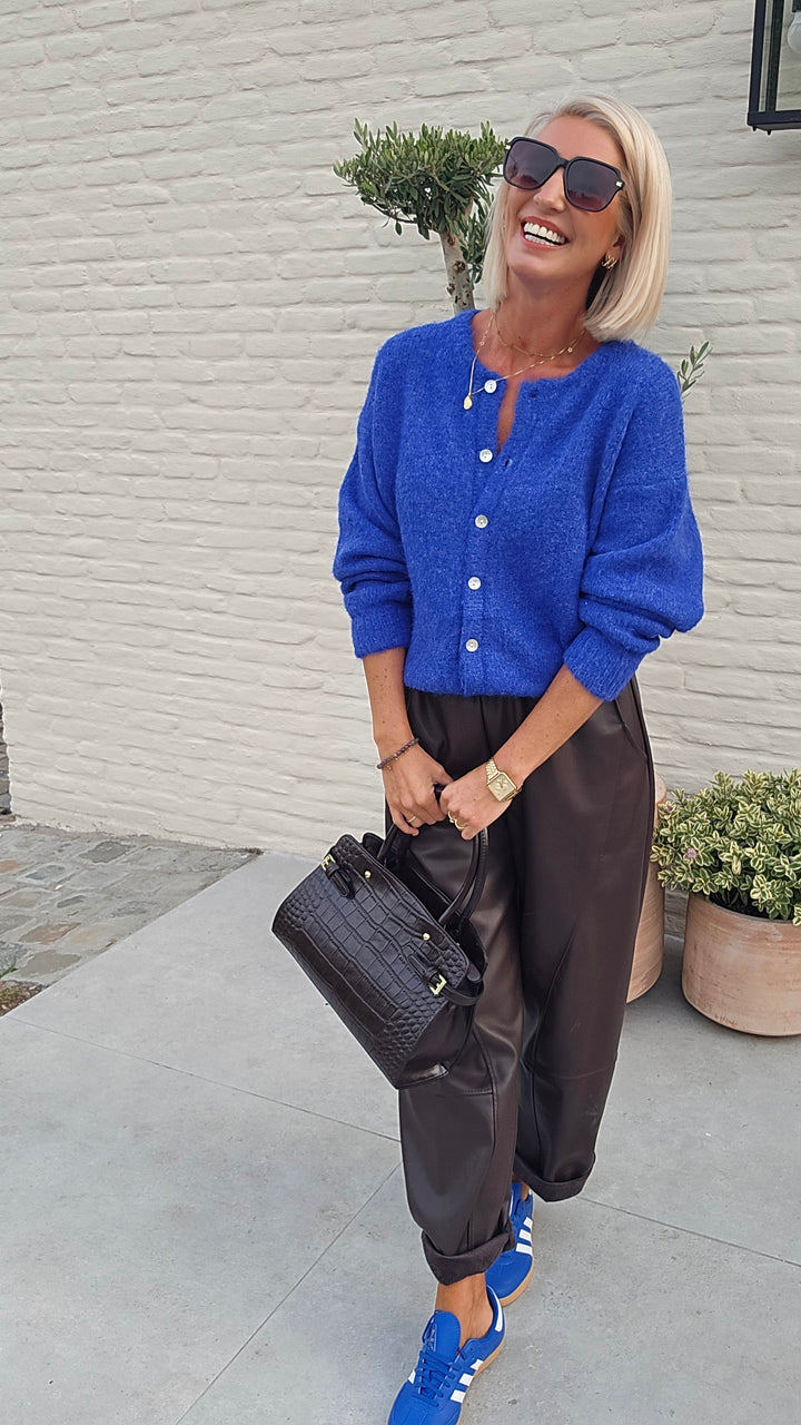 LIESJE cardigan royal blue