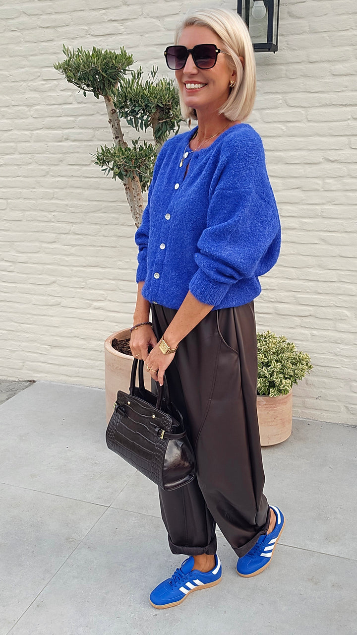 LIESJE cardigan royal blue