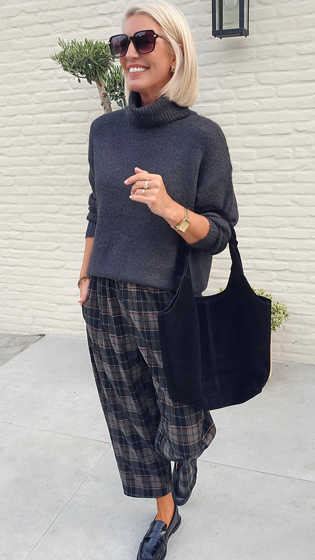 ESMA turtleneck knit anthracite
