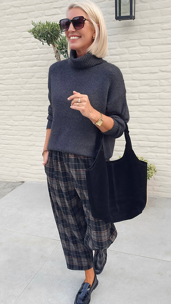 ESMA turtleneck knit anthracite