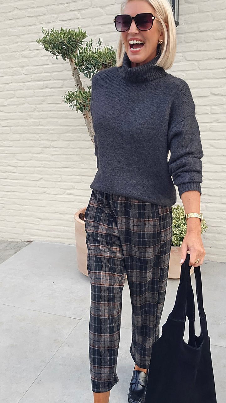 ESMA turtleneck knit anthracite