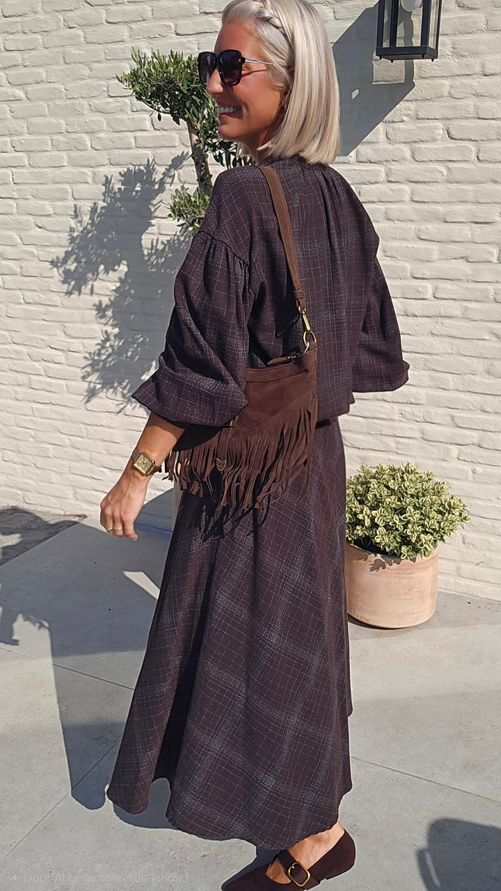 CACHA skirt chocolat