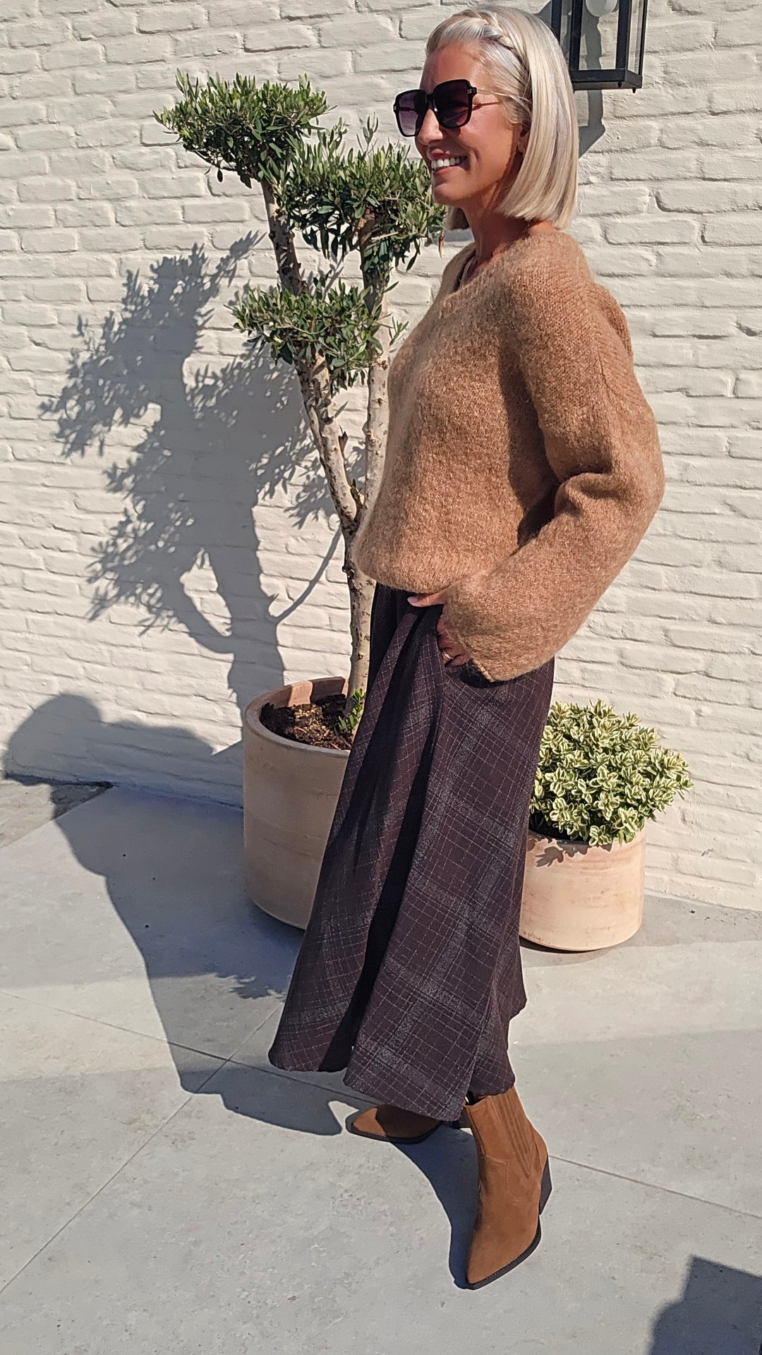 CACHA skirt chocolat