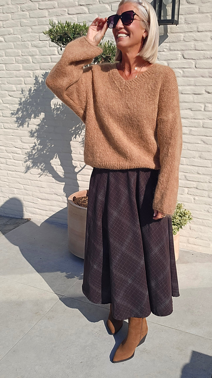 GIGI mohair knit camel
