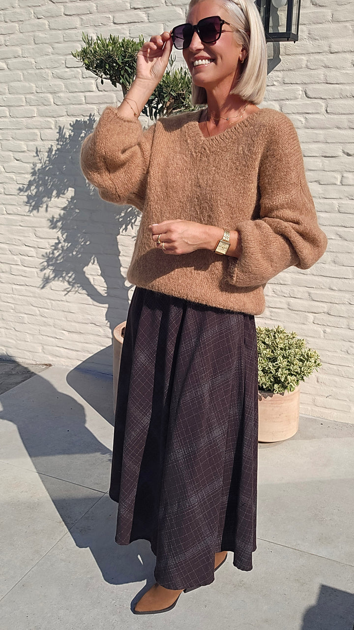 CACHA skirt chocolat