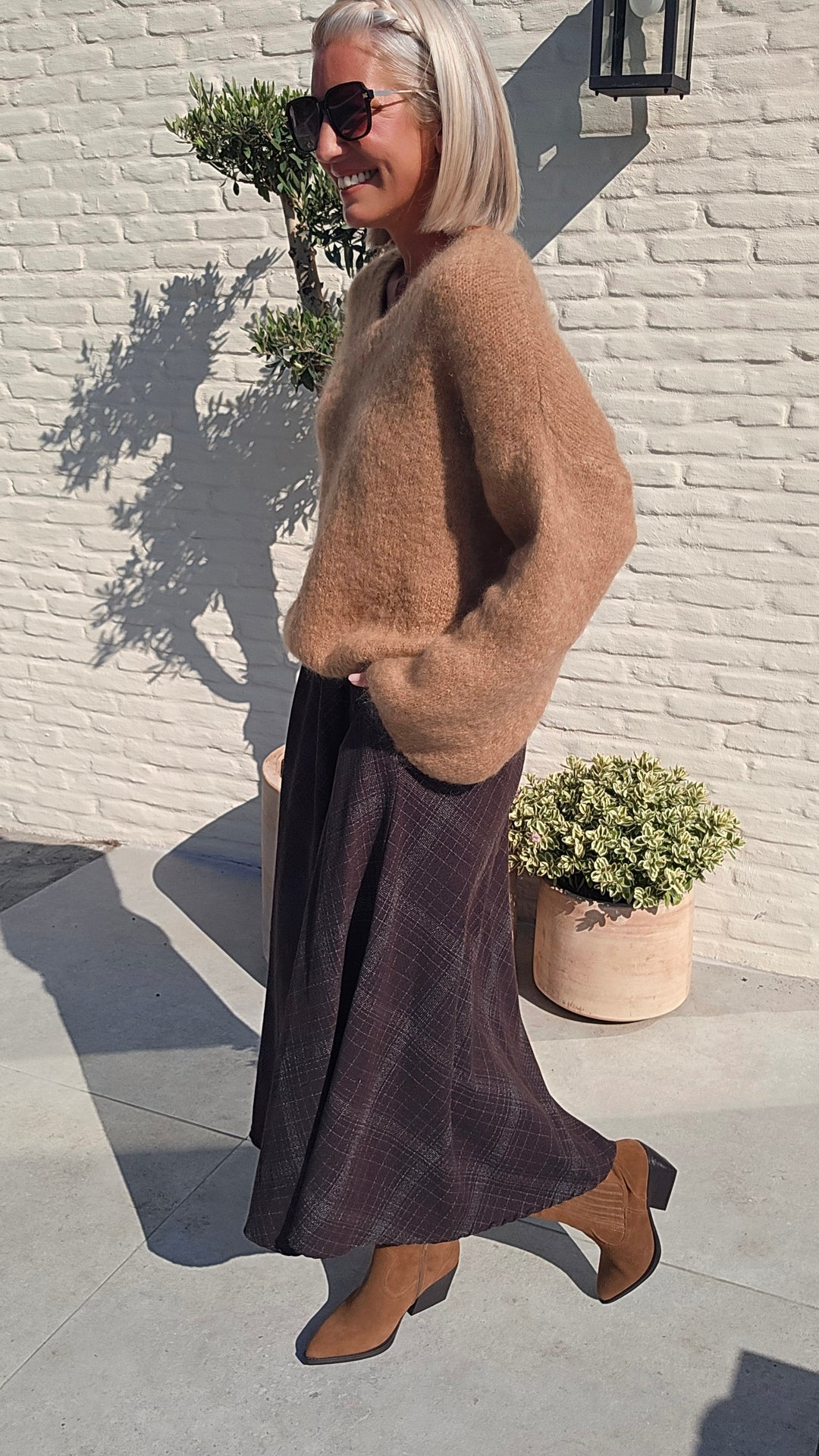 CACHA skirt chocolat