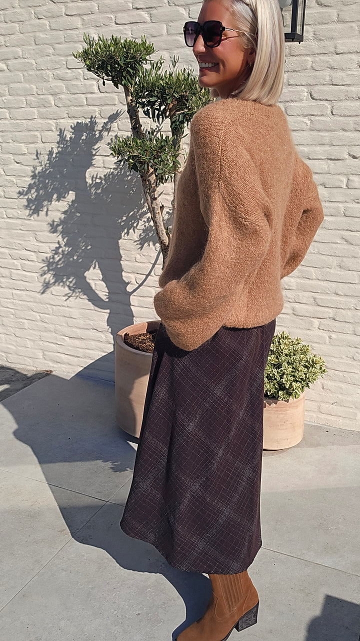 GIGI mohair knit camel