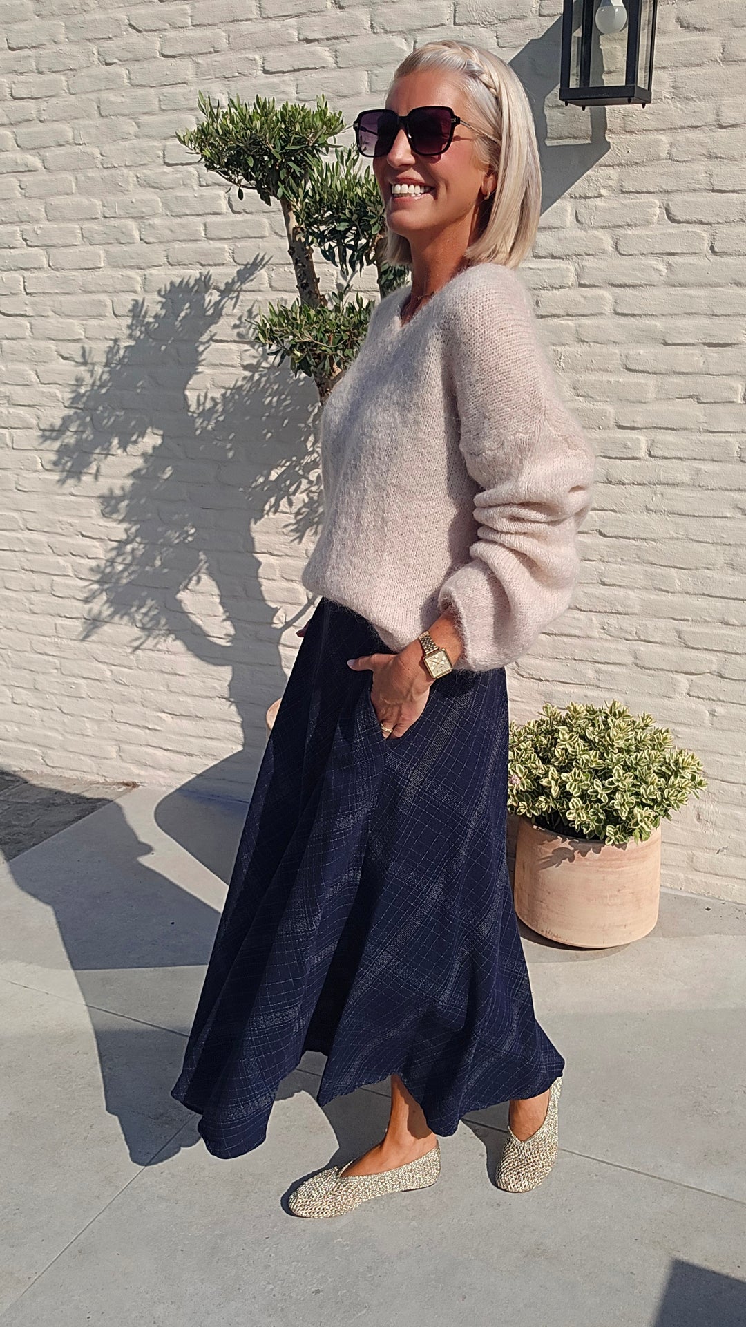 GIGI mohair knit beige