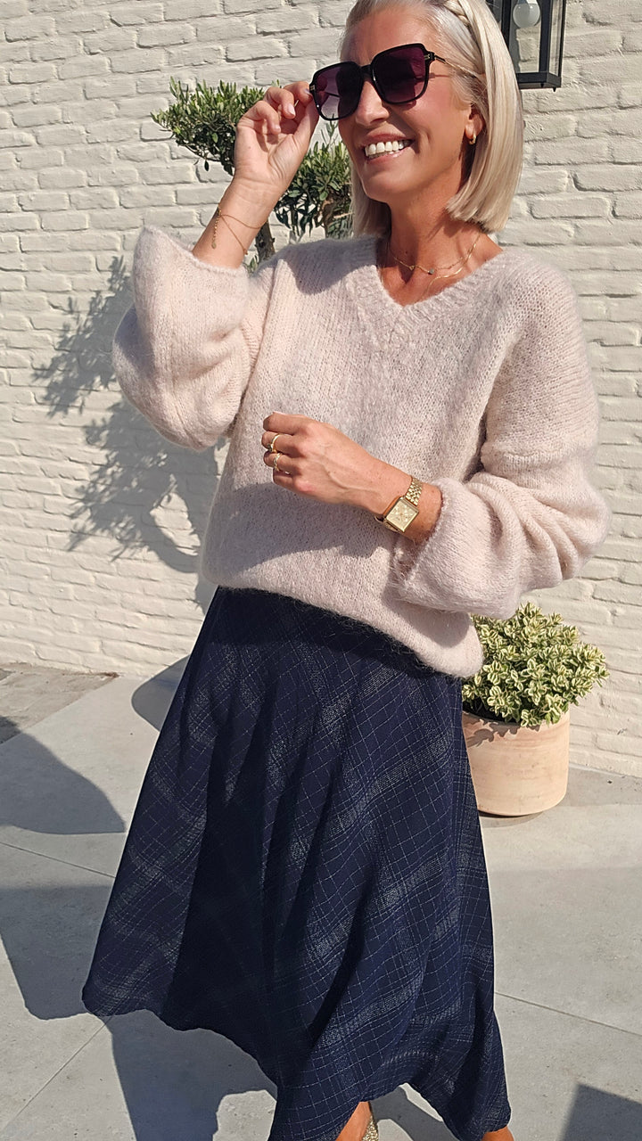 GIGI mohair knit beige
