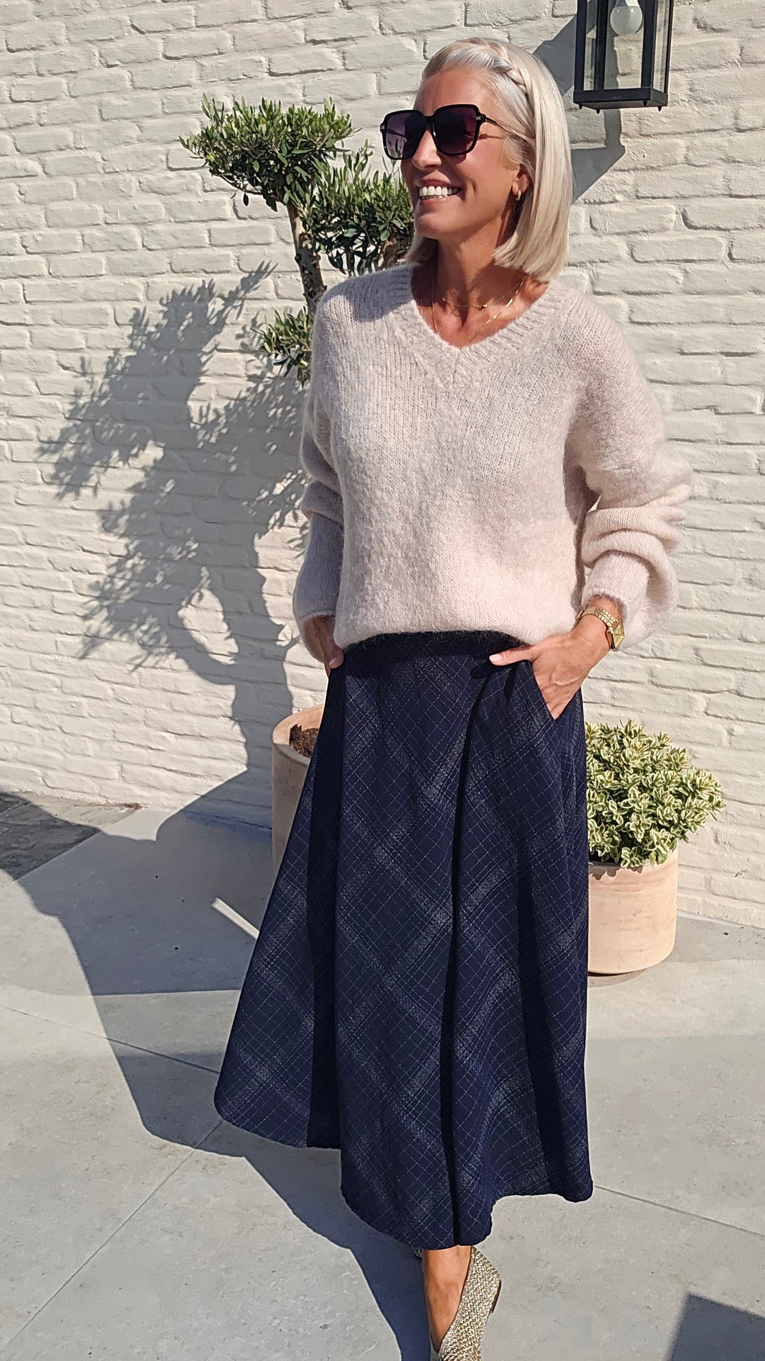 CACHA skirt navy
