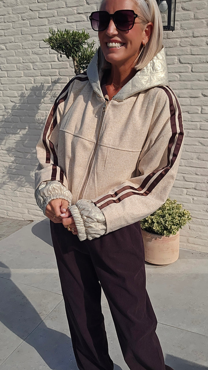 KENSI sporty jacket ecru