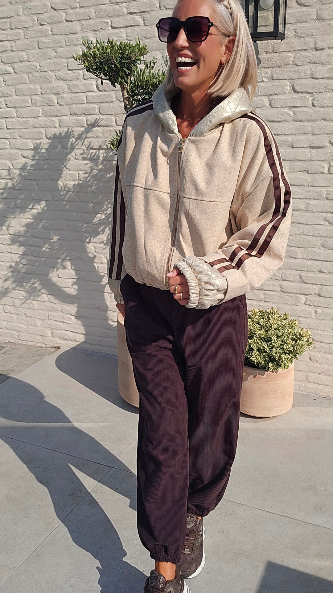 KENSI sporty jacket ecru