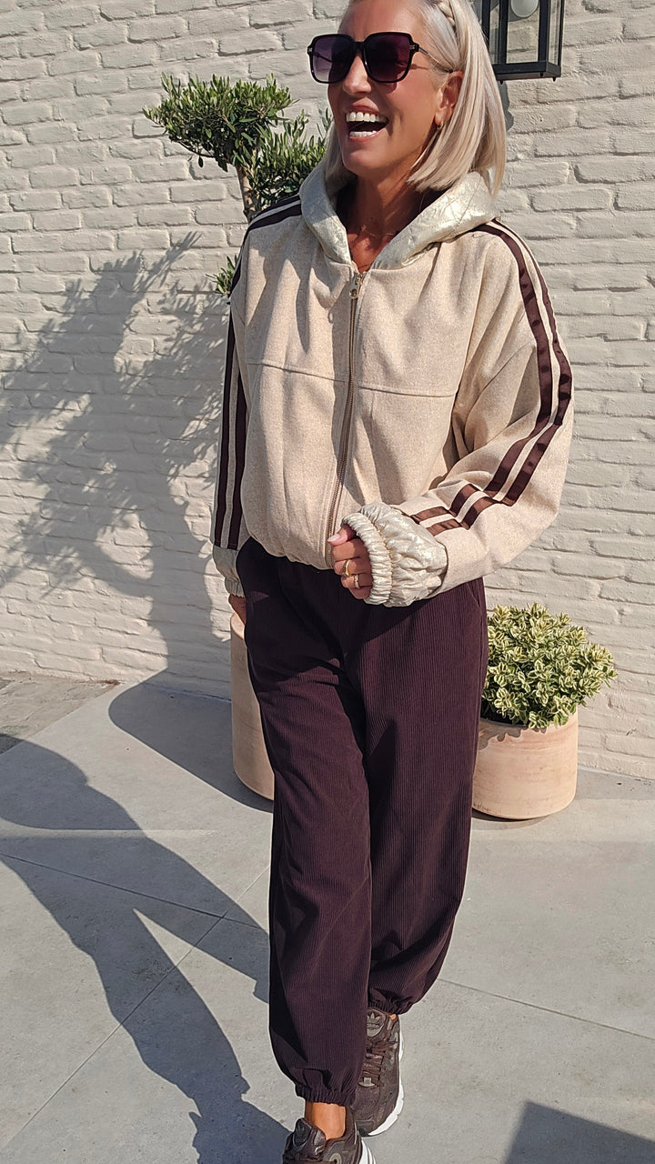 KENSI sporty jacket ecru