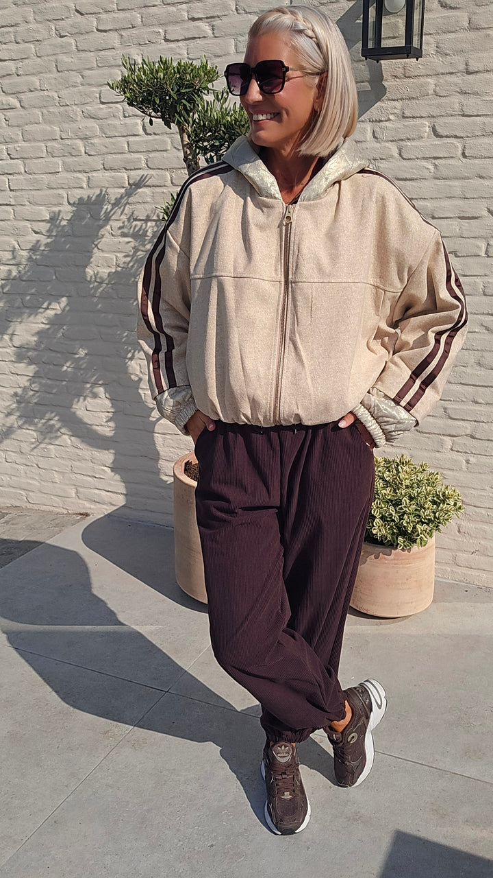 KENSI sporty jacket ecru