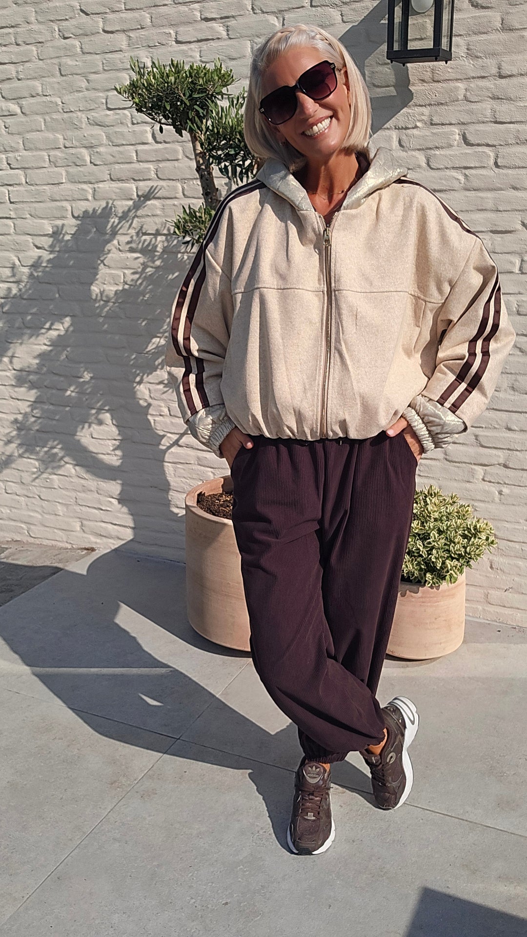 KENSI sporty jacket ecru