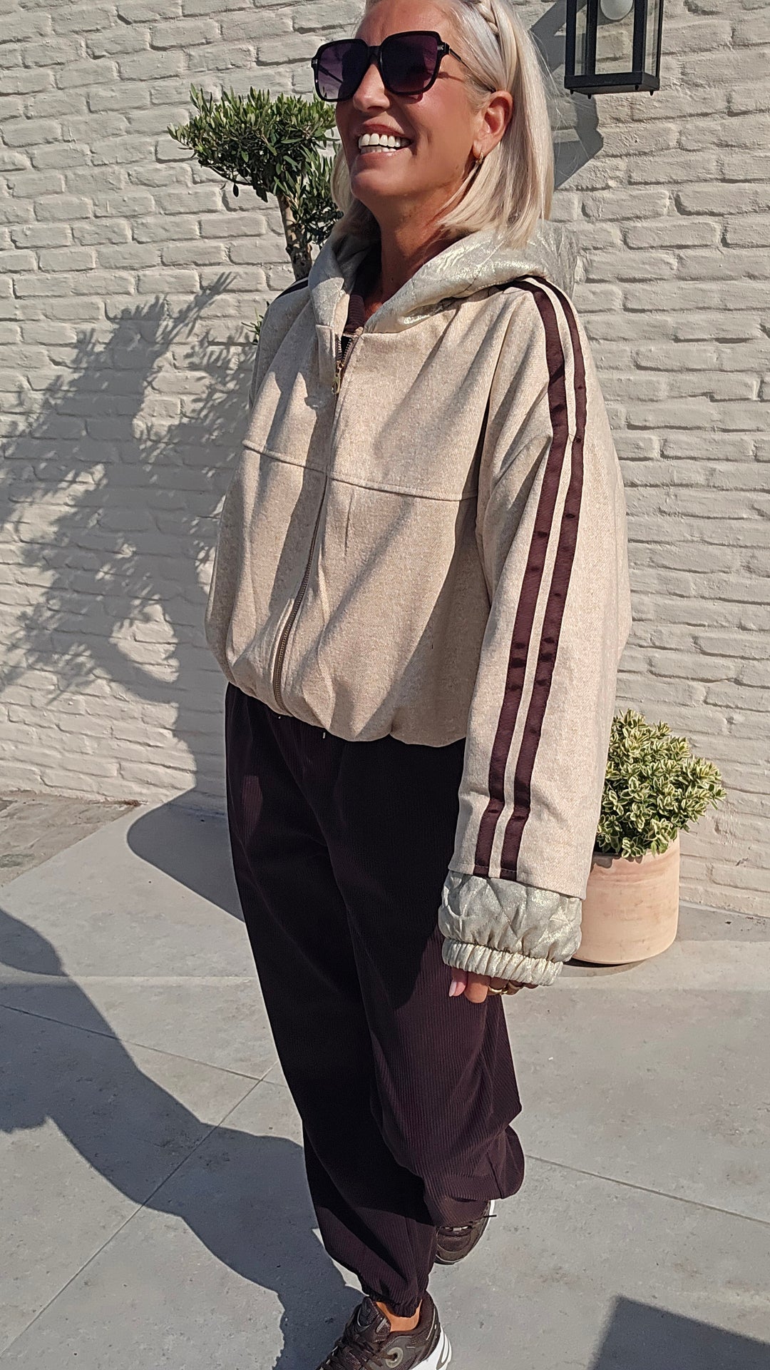 KENSI sporty jacket ecru