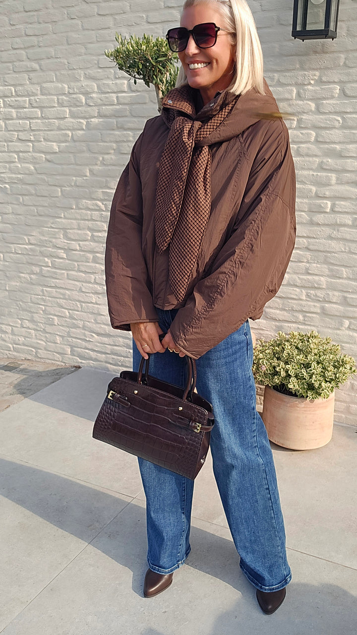 ANIEK coat chocolat