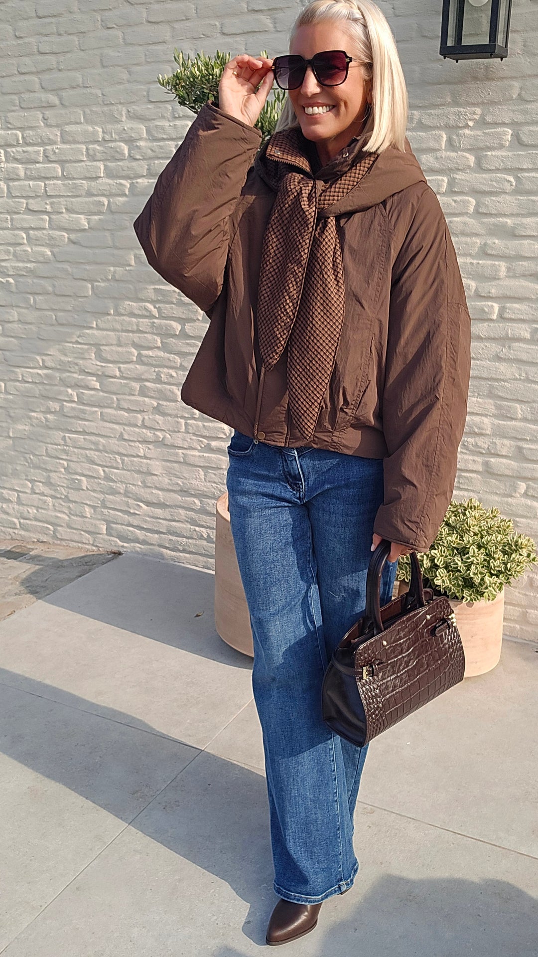 ANIEK coat chocolat