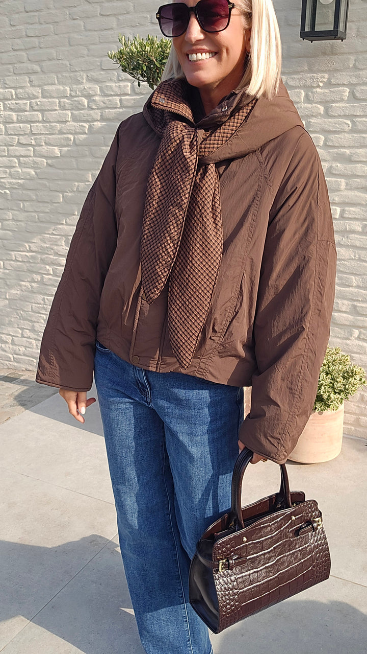ANIEK coat chocolat