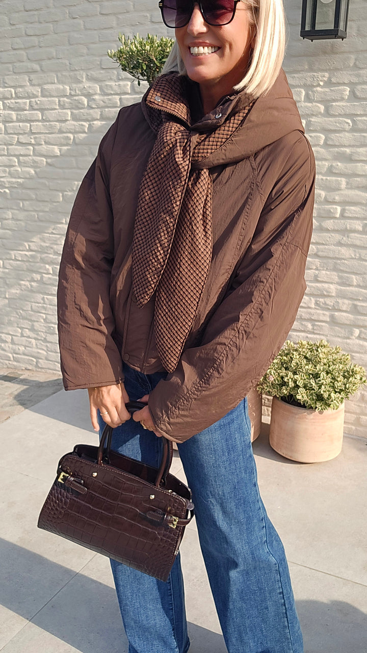 ANIEK coat chocolat