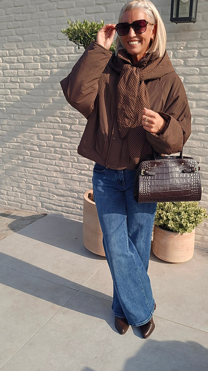 ANIEK coat chocolat
